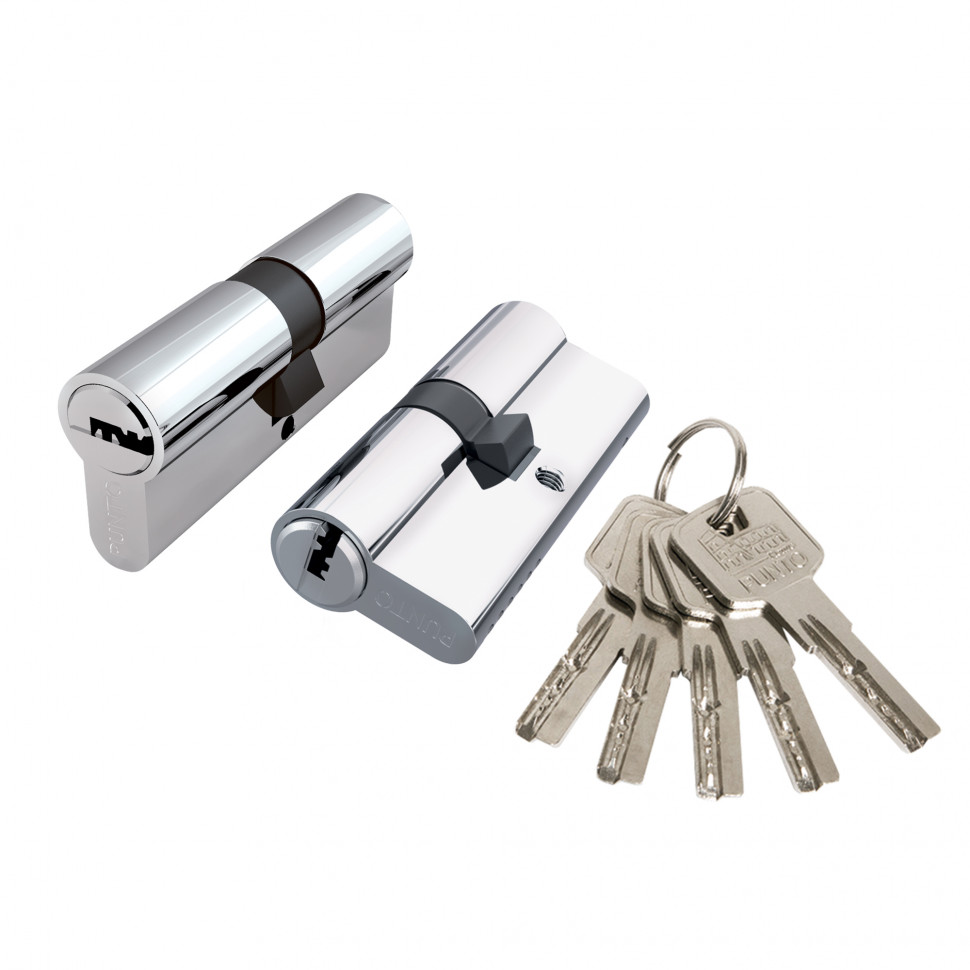 Цилиндровый Punto (Пунто) механизм Z3000Key100(45+10+45) СP хром