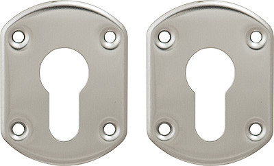 Накладки Guardian (Гардиан) под цилиндр &quot &quot хром ГХ 31 /пара/, объемная /123:479/