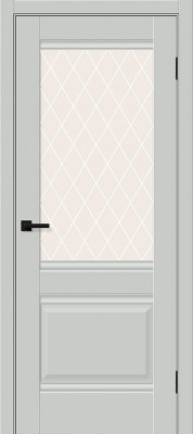 Прима-3 Grey Silk White Сrystal