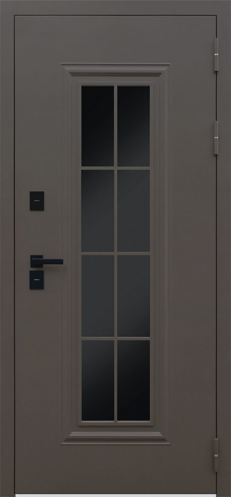 Стальная дверь "Тундра" с окном (терморазрыв 3к)