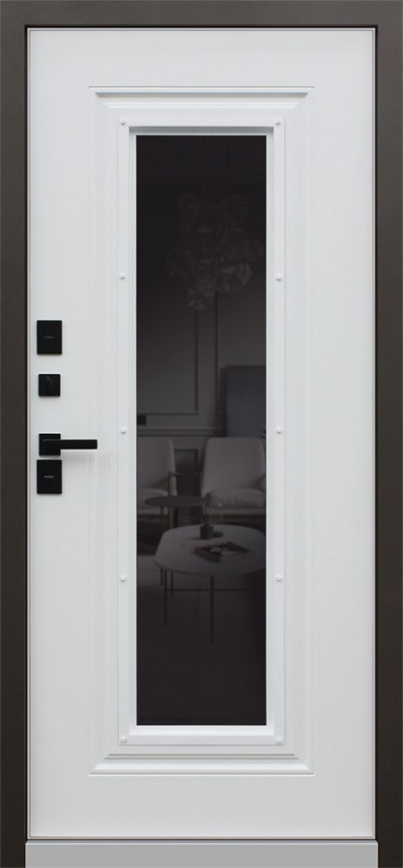 Стальная дверь "Тундра" с окном (терморазрыв 3к)