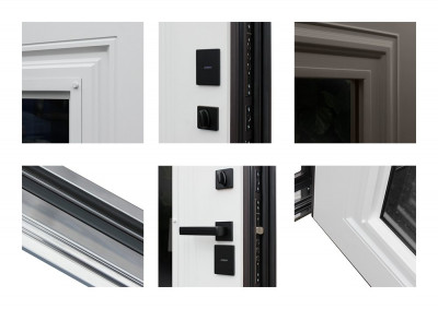 Стальная дверь "Тундра" с окном (терморазрыв 3к)