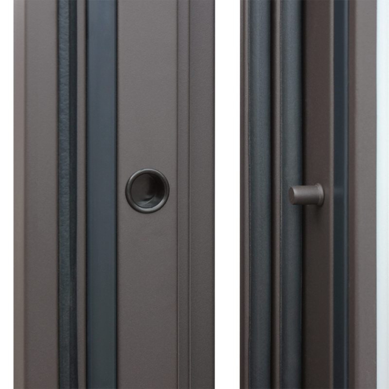 Стальная дверь "Тундра" с окном (терморазрыв 3к)