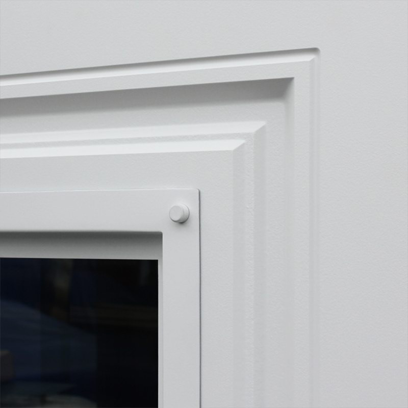 Стальная дверь "Тундра" с окном (терморазрыв 3к)