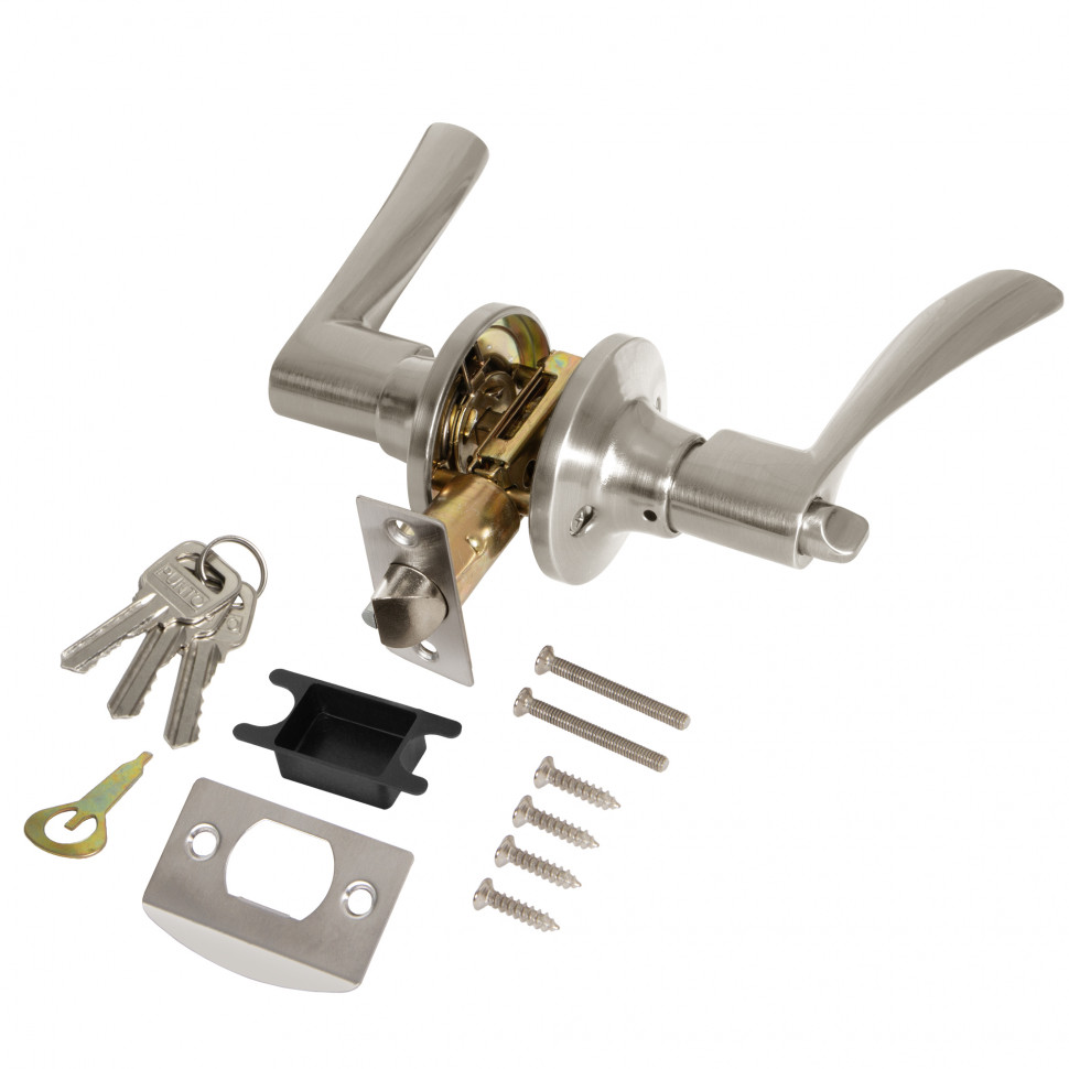 Ручка Punto (Пунто) защелка DK610/BL SN-ET (кл./фик.) мат.никель