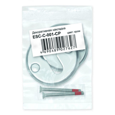 Накладка Fuaro (Фуаро) на цилиндр ET.R.FIN001 (ESC-С-001) CP хром