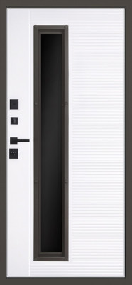 Стальная дверь "Barone" с окном (терморазрыв 3к)