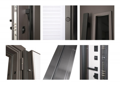 Стальная дверь "Barone" с окном (терморазрыв 3к)