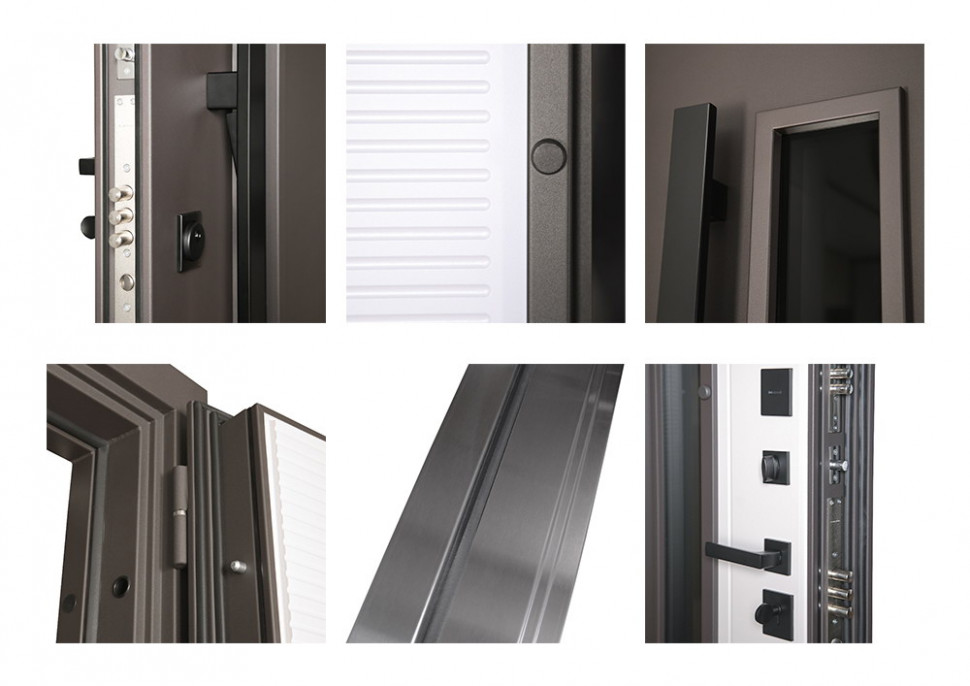 Стальная дверь "Barone" с окном (терморазрыв 3к)