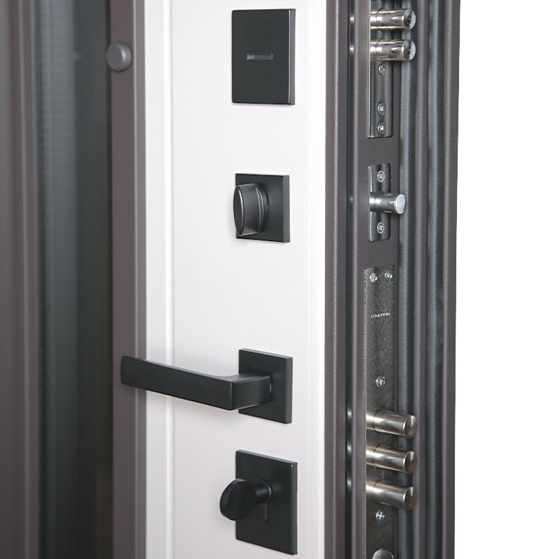 Стальная дверь "Barone" с окном (терморазрыв 3к)