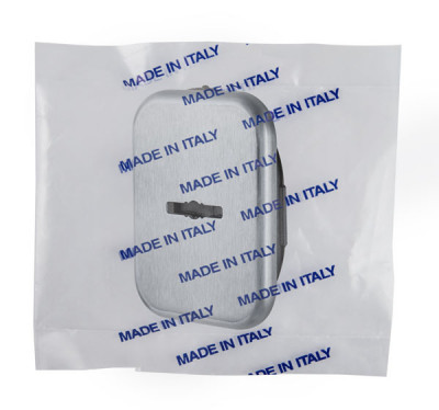 Декоратив. Armadillo (Армадилло) Квадр. накл. на сув. замок со шторкой PS-DEC SQ CT (ATC Protector 1) SC-14 Матовый хром