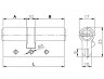 Цилиндровый Kale kilit (Кале килит) механизм 164 DBN-E/70 (30+10+30) mm латунь 5 кл.