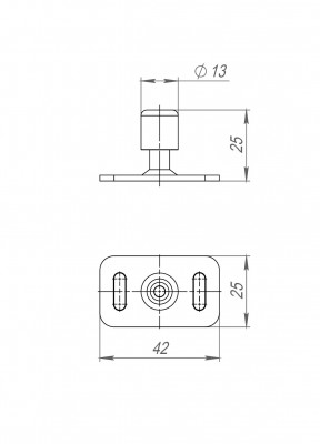 Нижний Armadillo (Армадилло) направляющий ролик SLD.Comfort-PRO/telescope.bottom roller