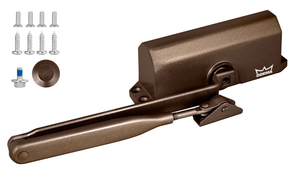 Доводчик Dorma (Дорма) дверной TS 77 EN3, с рычажной тягой, коричневый (DIY)