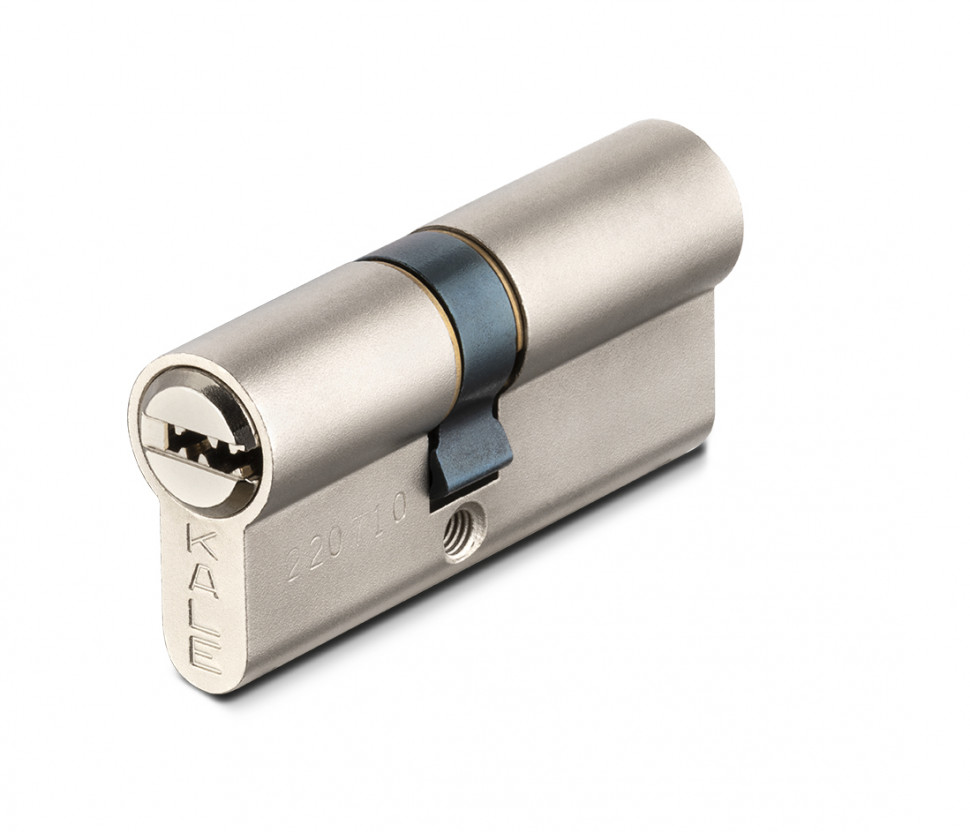 Цилиндровый Kale kilit (Кале килит) механизм 164 SN/62 (26+10+26) mm никель 5 кл.
