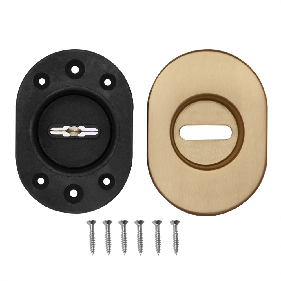 Накладка Fuaro (Фуаро) на сувальдный замок ESC.S-auto.RLR/U/R.477 SSG-39 сатин. золото (1шт.)