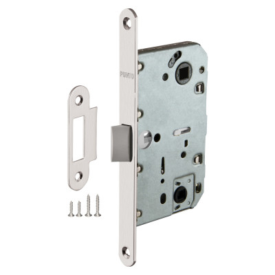 Защелка Punto (Пунто) врезная LM/PL96WC-50/BL SN (мат.никель)