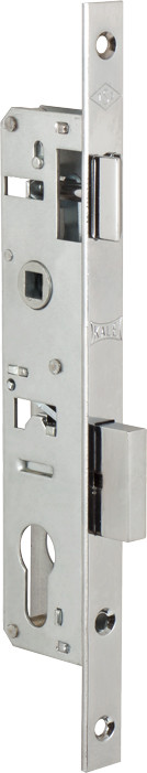 Корпус Kale kilit (Кале килит) узкопрофильного замка с защёлкой 153/P (20 mm) w/b (хром)
