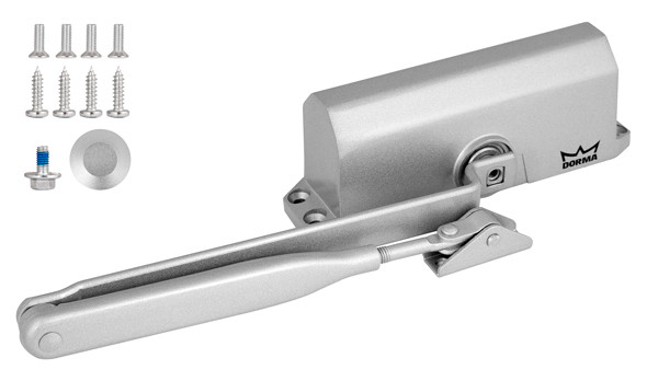 Доводчик Dorma (Дорма) дверной TS 77 EN 2, с рычажной тягой, белый