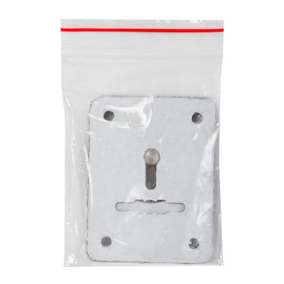 Декоративная Punto (Пунто) накладка ESC081-SS (нержавейка) на сув. замок (1 пара) &quot 2&quot