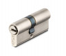 Цилиндровый Kale kilit (Кале килит) механизм 164 SN/90 (40+10+40) mm никель 5 кл.
