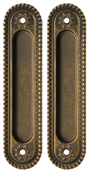 Ручка Armadillo (Армадилло) для раздвижных дверей SH.CL152.010 (SH010/CL) OB-13 античная бронза