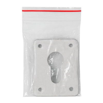 Декоративная Punto (Пунто) накладка ESC083-SS (нержавейка) на цилиндр (1 пара) &quot 1&quot