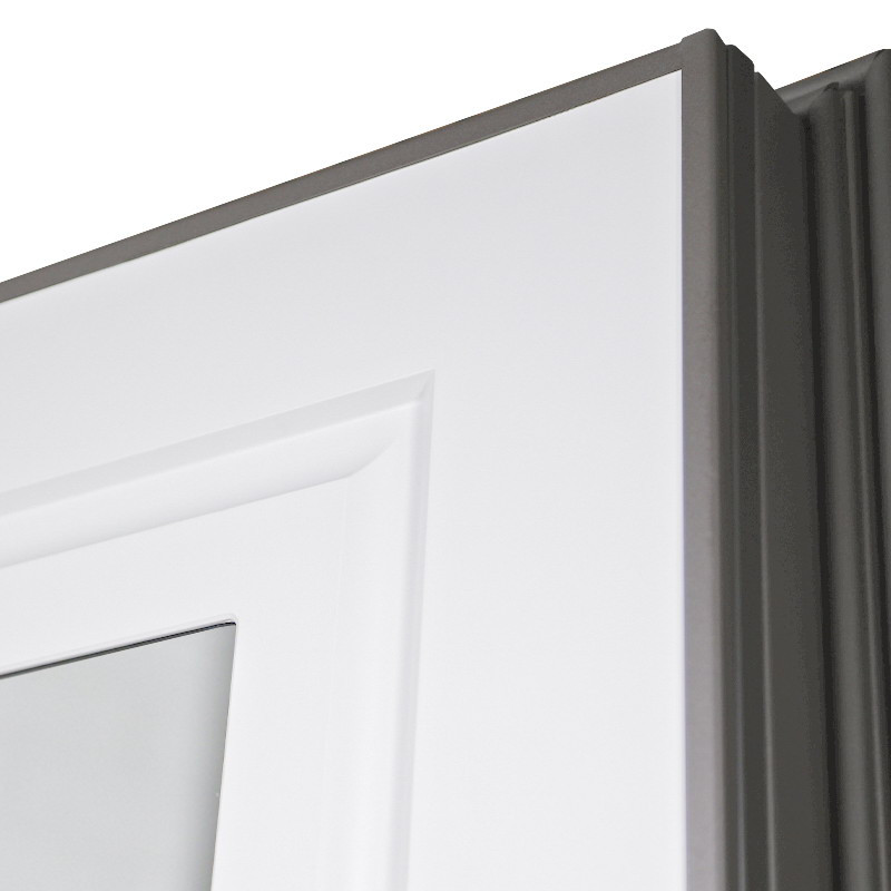 Стальная дверь Тайга с зеркалом (терморазрыв 3к)