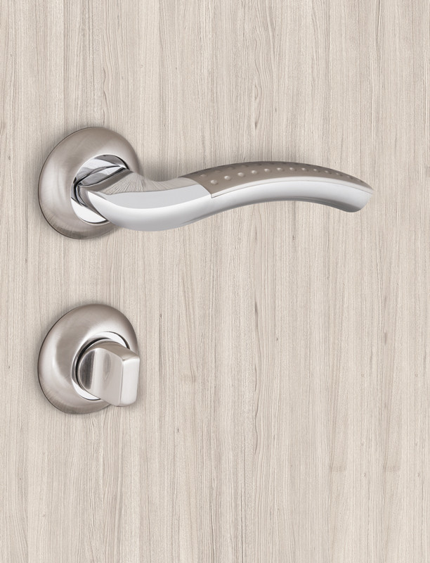 Ручка Fuaro (Фуаро) раздельная R.RM54.INTRO (INTRO RM) SN/CP-3 матовый никель/хром