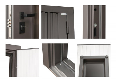 Стальная дверь "Arteon" с окном (терморазрыв 3к)