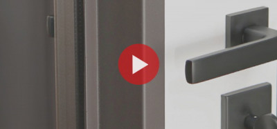 Стальная дверь "Arteon" с окном (терморазрыв 3к)