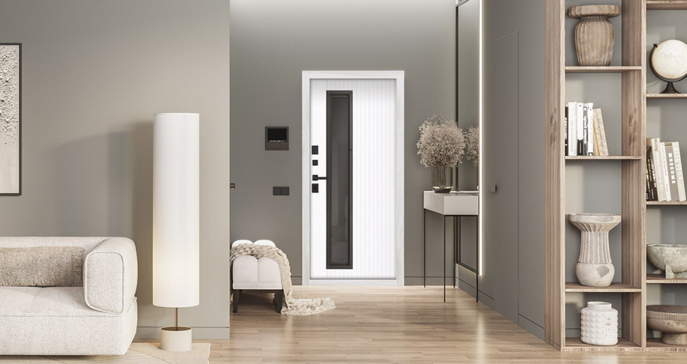 Стальная дверь "Arteon" с окном (терморазрыв 3к)