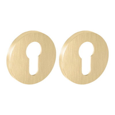 Накладка Fuaro (Фуаро) на цилиндр ET.R.SLR52 SSG-39 сатинированное золото