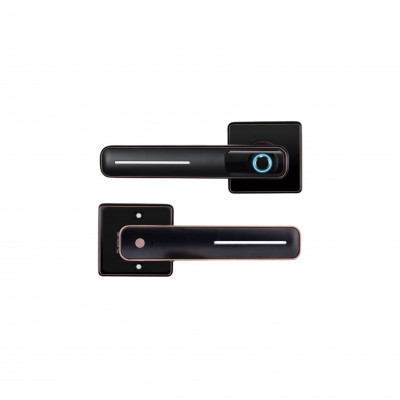 Замок-ручка электронный Hogo R05 с отпечатком пальца, черный