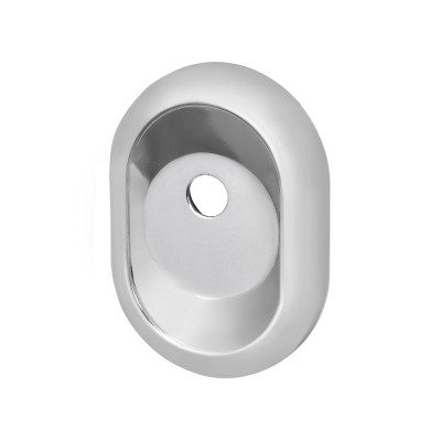 Накладка Fuaro (Фуаро) на шток цилиндра ESC.O/CRE/OV.14 (ESC-14-O) CP хром (2шт. в уп.,отгр. по 1 шт)