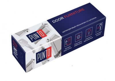 Цилиндровый Punto (Пунто) механизм Z3007Tang80(45+10+25) со штоком CP хром