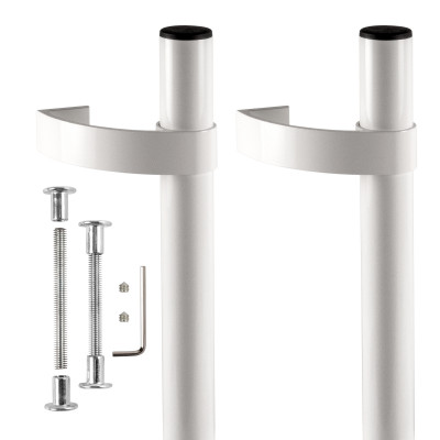 Ручка Punto (Пунто) дверная офисная PH31/500.02 500мм RAL9016 белый