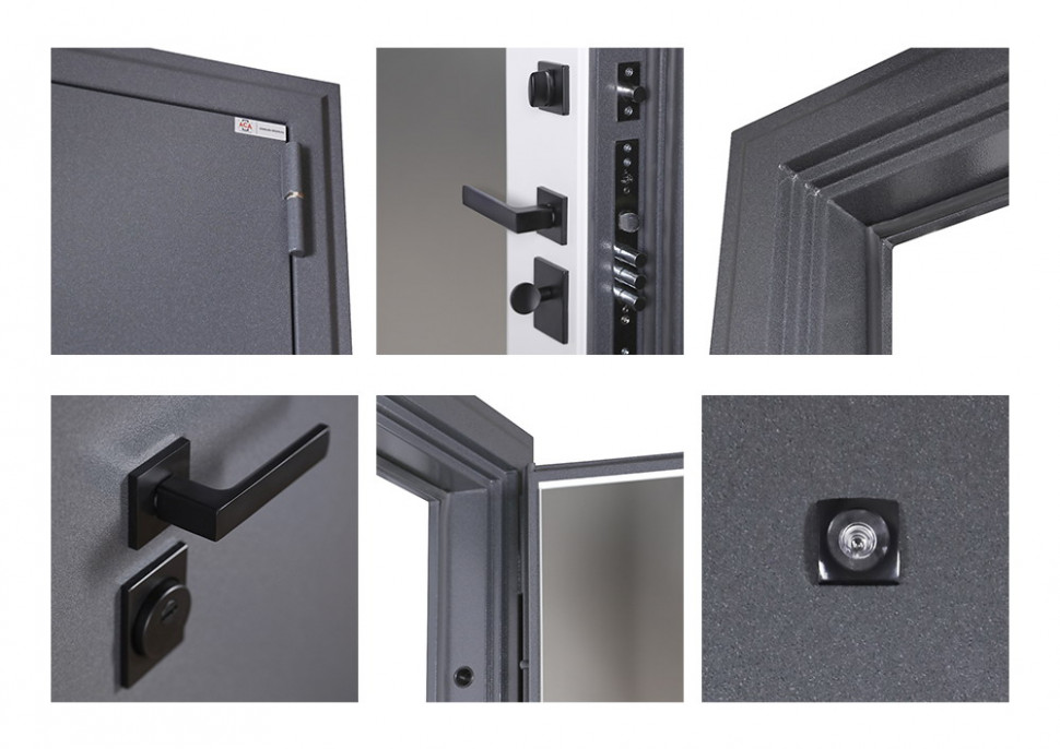 Стальная дверь  "Беркут" с зеркалом