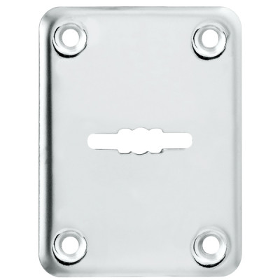 Декоративная Punto (Пунто) накладка ESC081/0-SS (нержавейка) на сув. замок без шторки (1 шт.) тех.упак.