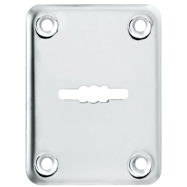 Декоративная Punto (Пунто) накладка ESC081/0-SS (нержавейка) на сув. замок без шторки (1 шт.) тех.упак.