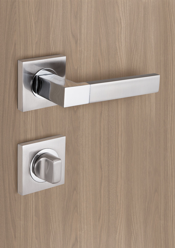 Ручка Fuaro (Фуаро) раздельная K.KM52.ETHNO (ETHNO KM) SN/CP-3 матовый никель/хром