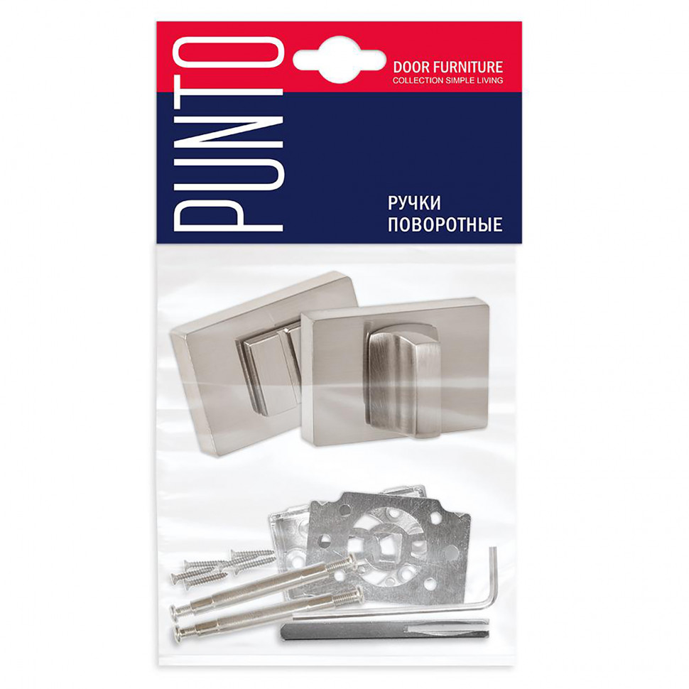 Ручка Punto (Пунто) поворотная BK6.K.QSL52 SN-3 матовый никель