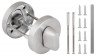 Ручка Fuaro (Фуаро) поворотная BK6.R.DSS304-02 (DSS-02-BK6) INOX 304