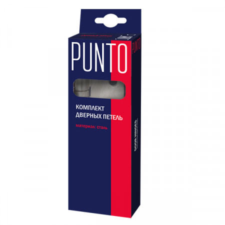 Петля Punto (Пунто) универсальная IN4100U BL (4B 100х70х2.5) черный