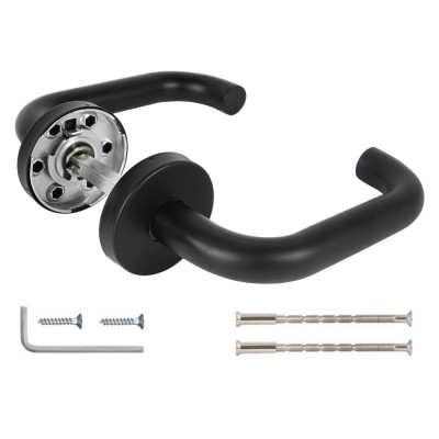 Ручка Fuaro (Фуаро) раздельная R.DSS201-0203/19 (DSS-0203/19) (INOX 201) BLACK