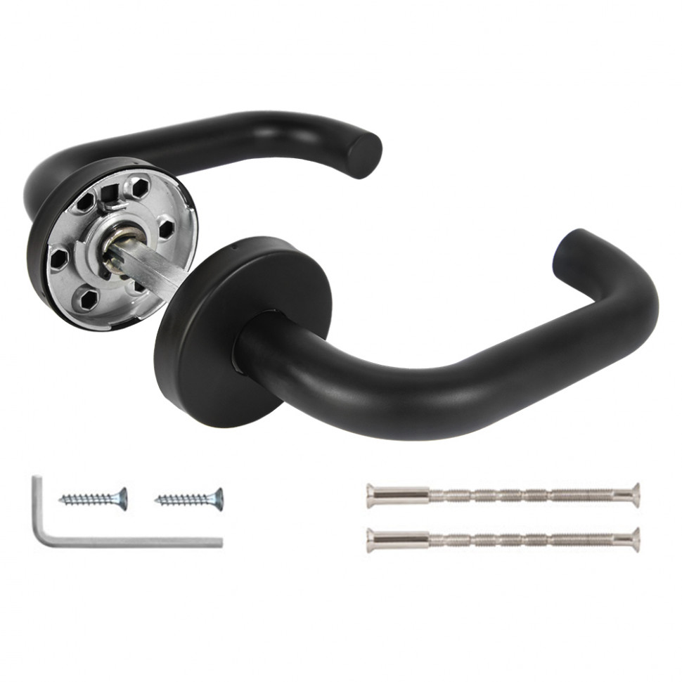 Ручка Fuaro (Фуаро) раздельная R.DSS201-0203/19 (DSS-0203/19) (INOX 201) BLACK