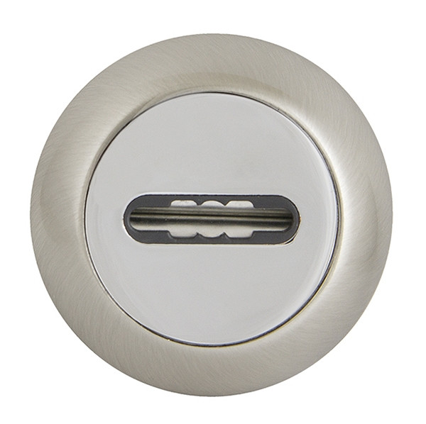 Накладка Fuaro (Фуаро) на сувальдный замок SC.R.RM54 (SC RM) SN/CP-3 матовый никель/хром