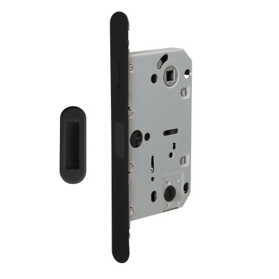 Магнитная Armadillo (Армадилло) защелка WC с ответной планкой GRAVITY.PRO G01.196.50.96 BL черный