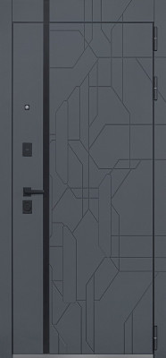 Стальная дверь "Forest" с зеркалом