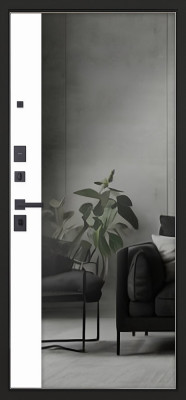 Стальная дверь "Forest" с зеркалом